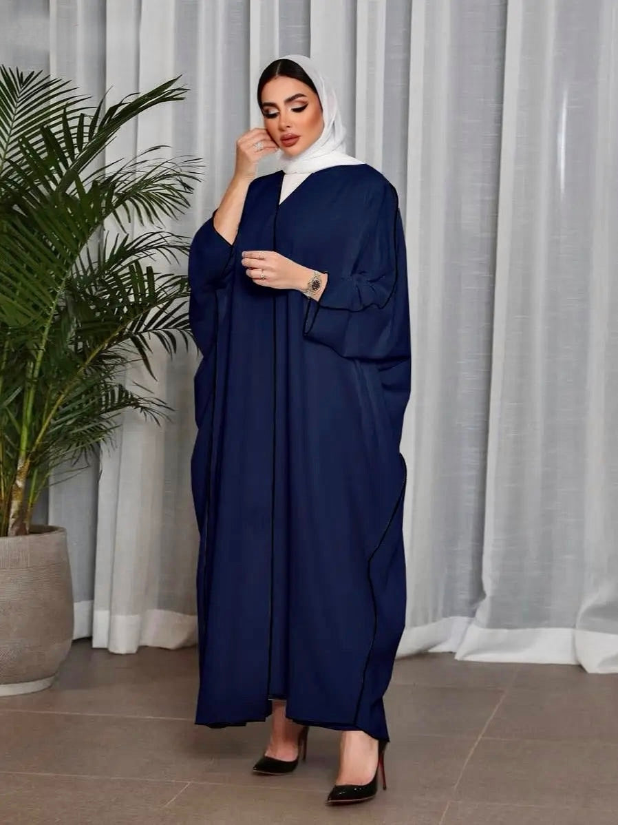 Abaya Hanae – Élégance Oversized avec Ceinture - Style Dubai